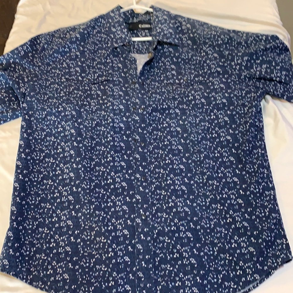 Cultura LG LS snap shirt